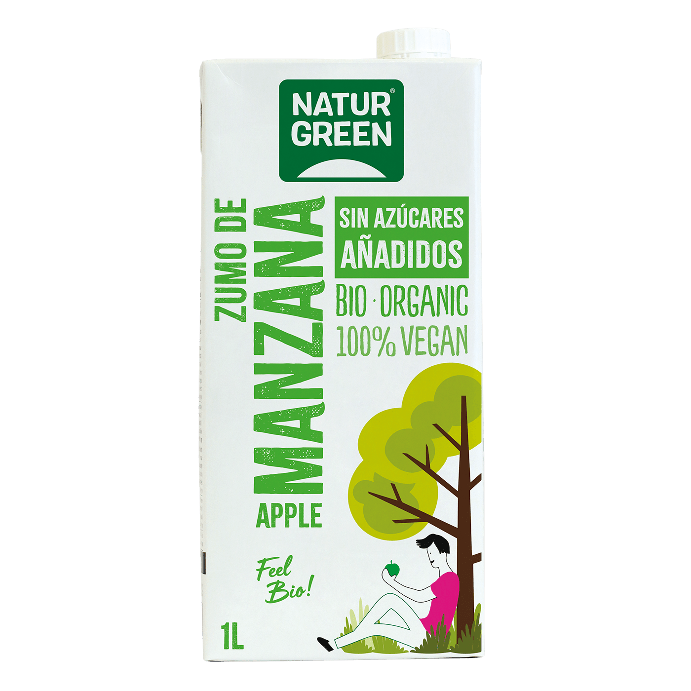 Zumo de manzana Naturgreen 1l.