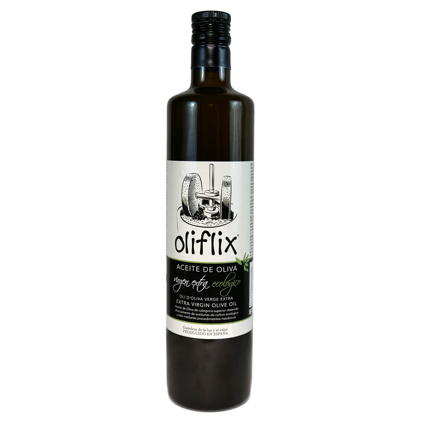 Oliflix aceite oliva virgen extra bio 750ml.