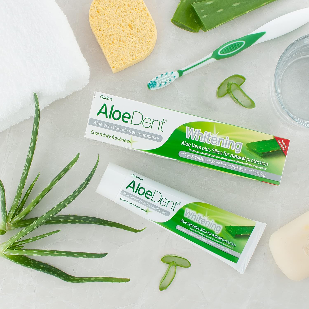 Dentífrico blanqueador con aloe vera Aloe Dent - Ítem1