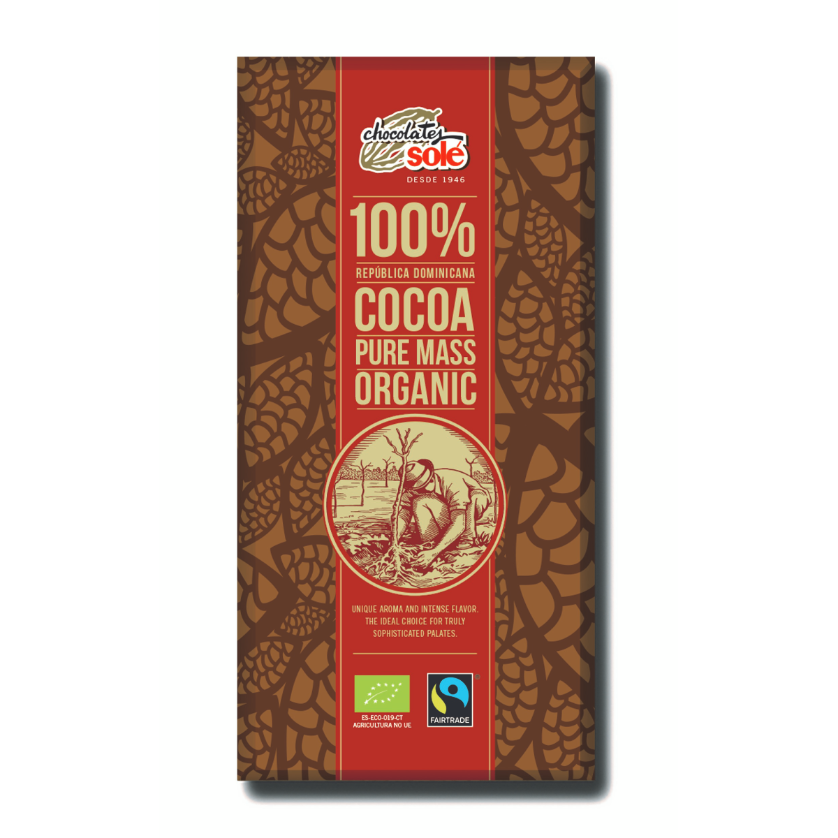 Cacao puro 100% Chocolates Solé 90 gramos