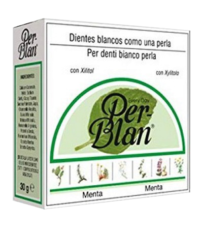 Dentifrico en polvo menta Perblan