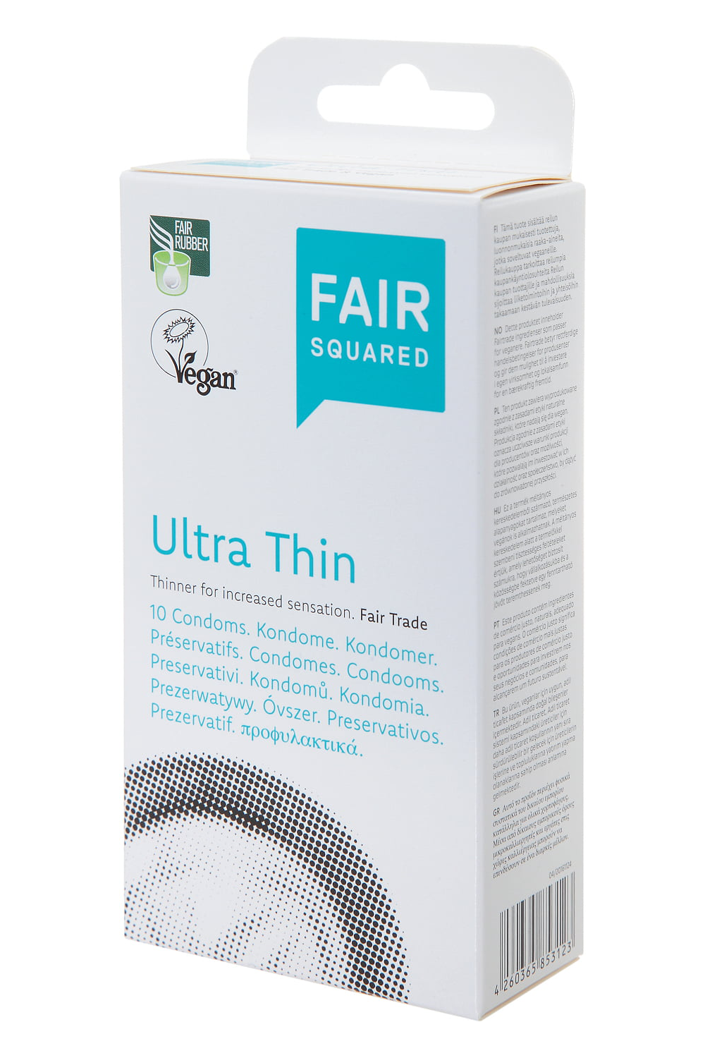 Preservativos Ultra finos Fair Squared 10 unidades