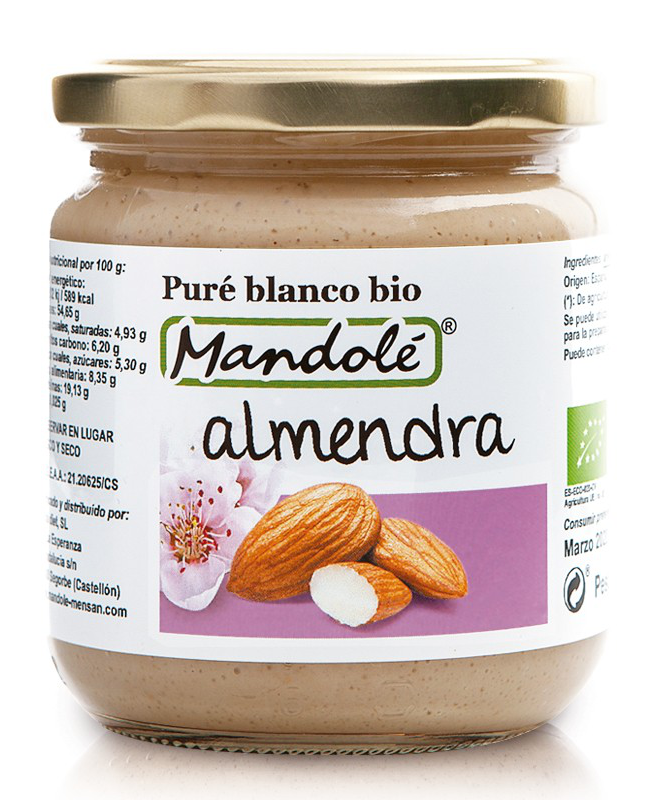 Puré blanco de almendra Mandolé