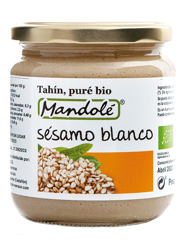 Puré sesamo blanco tahín Mandolé