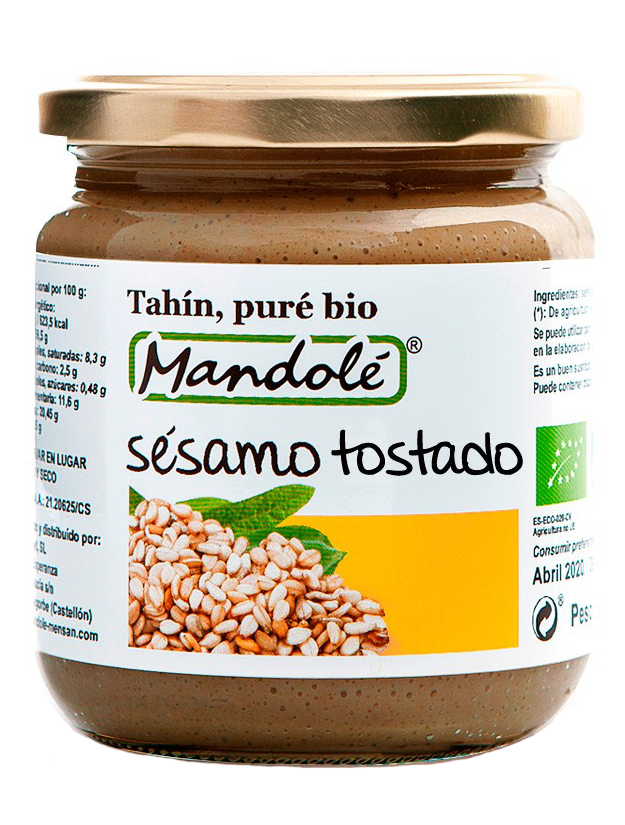 Puré sesamo tostado tahín