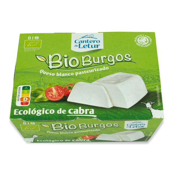 Queso bioburgos de cabra El Cantero de Letur 2x100g.