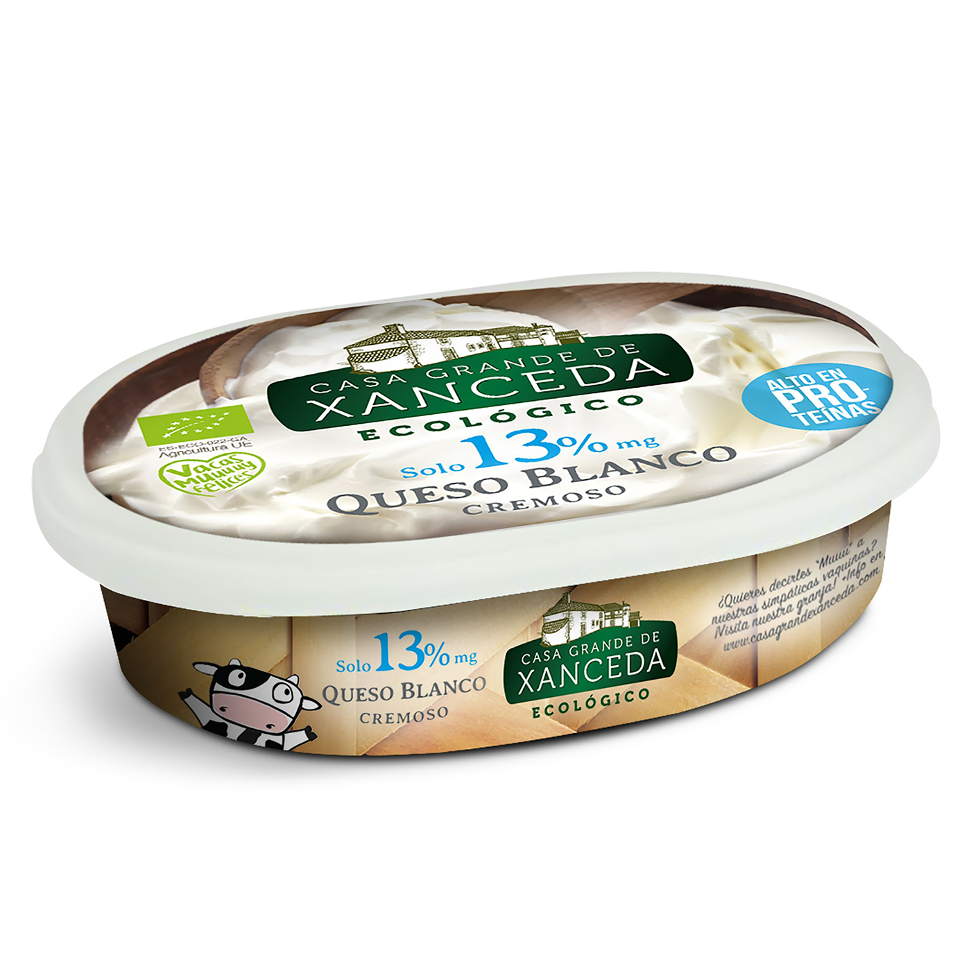 Queso cremoso ecológico para untar 175g. Xanceda