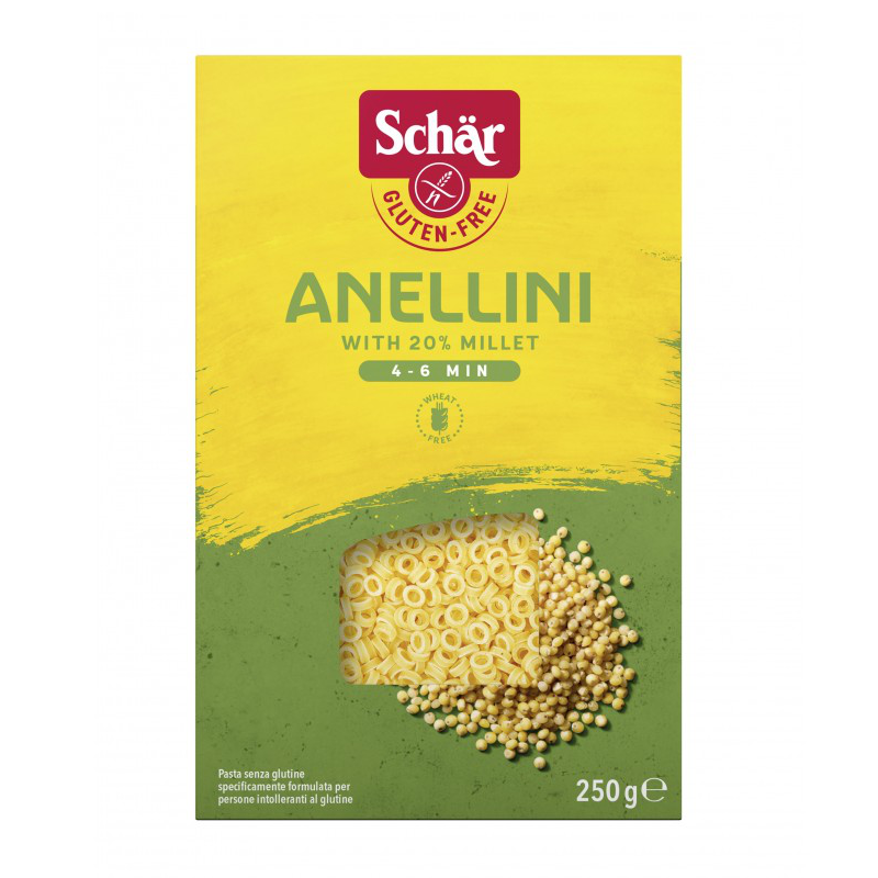 Anellini sopa de letras sin gluten Schar