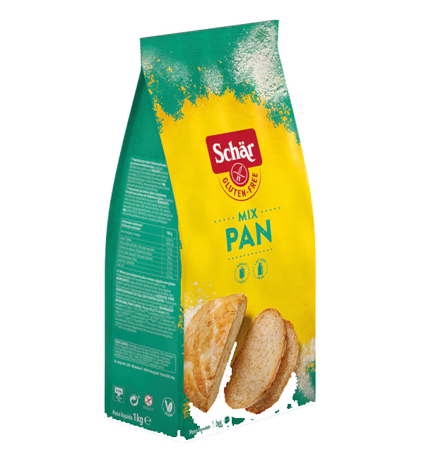 Mix pan (preparado para pan) sin gluten Schar en Biosano