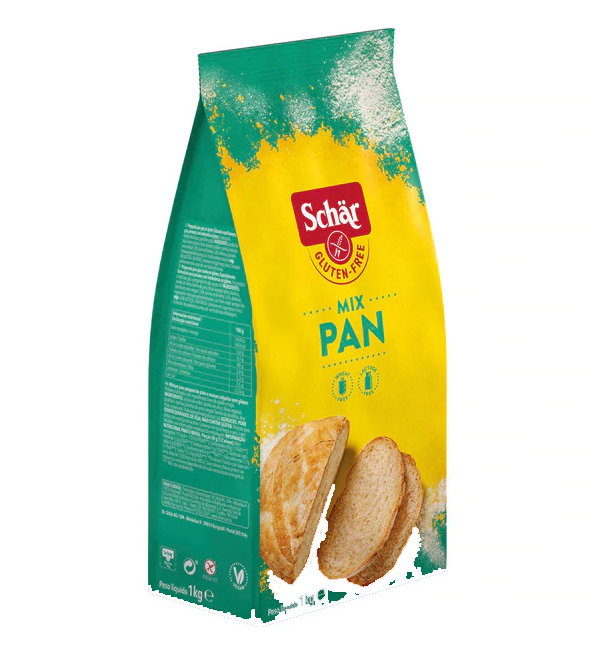 Mix pan preparado para pan sin gluten Schar 1 kilo