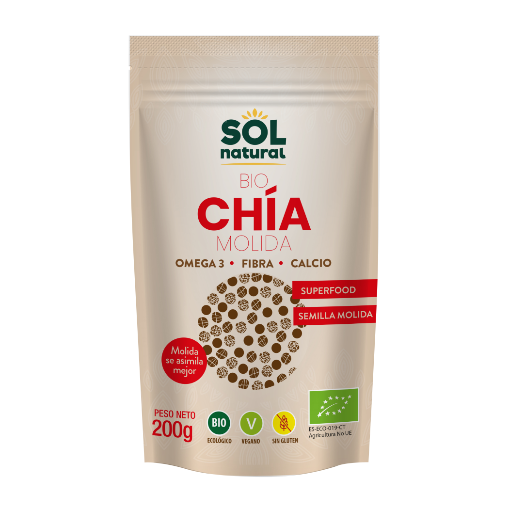 Germinado De Lino Molido Con Chia Bio 300 G de Solnatural