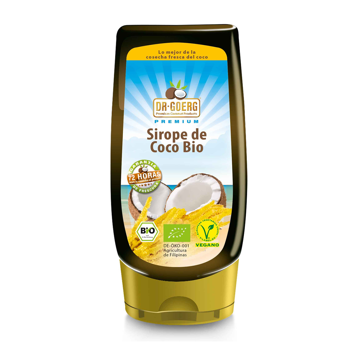 Sirope de coco bio Dr. Goerg 250ml.