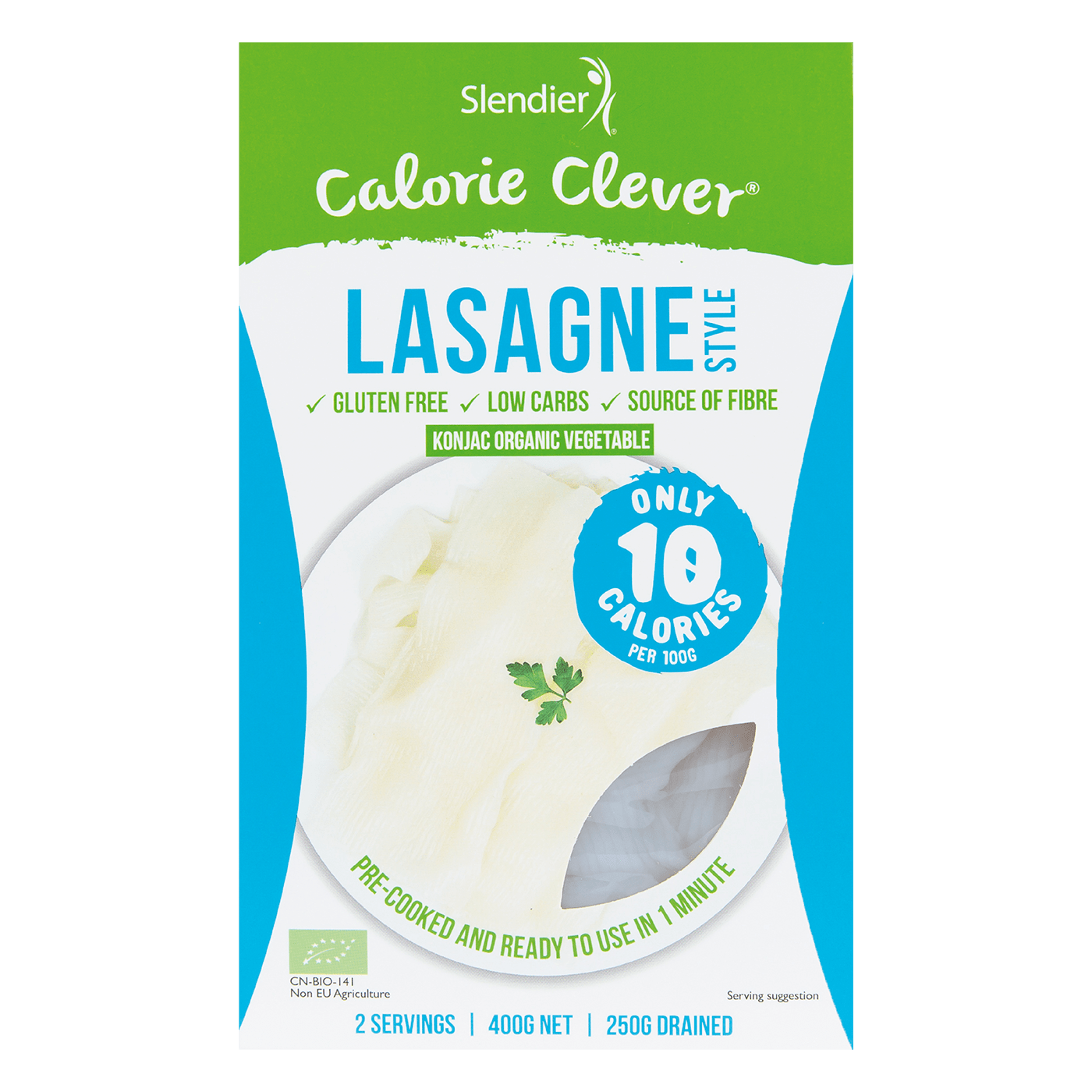 Slendier Lasaña Pasta Konjac Bio Low Carbs