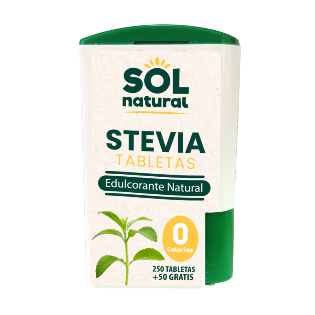 Sol Natural Dispensador de Estevia 300 tabletas