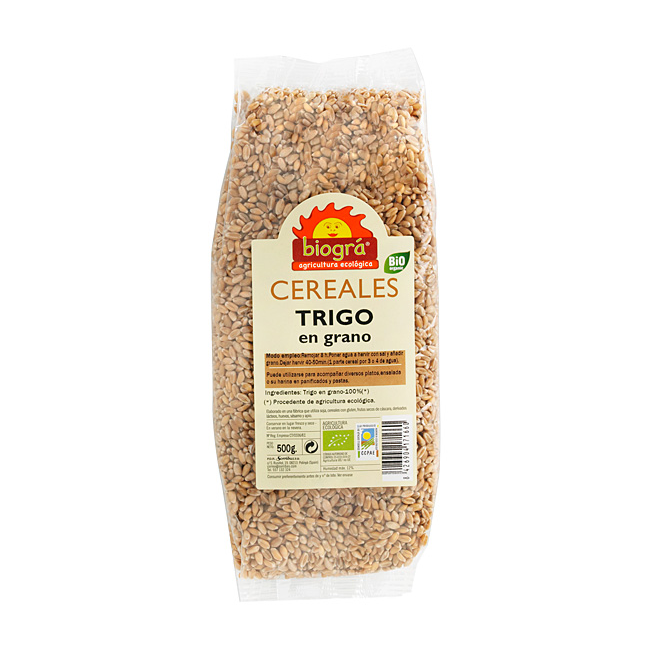 Trigo en grano Biogra 500g.