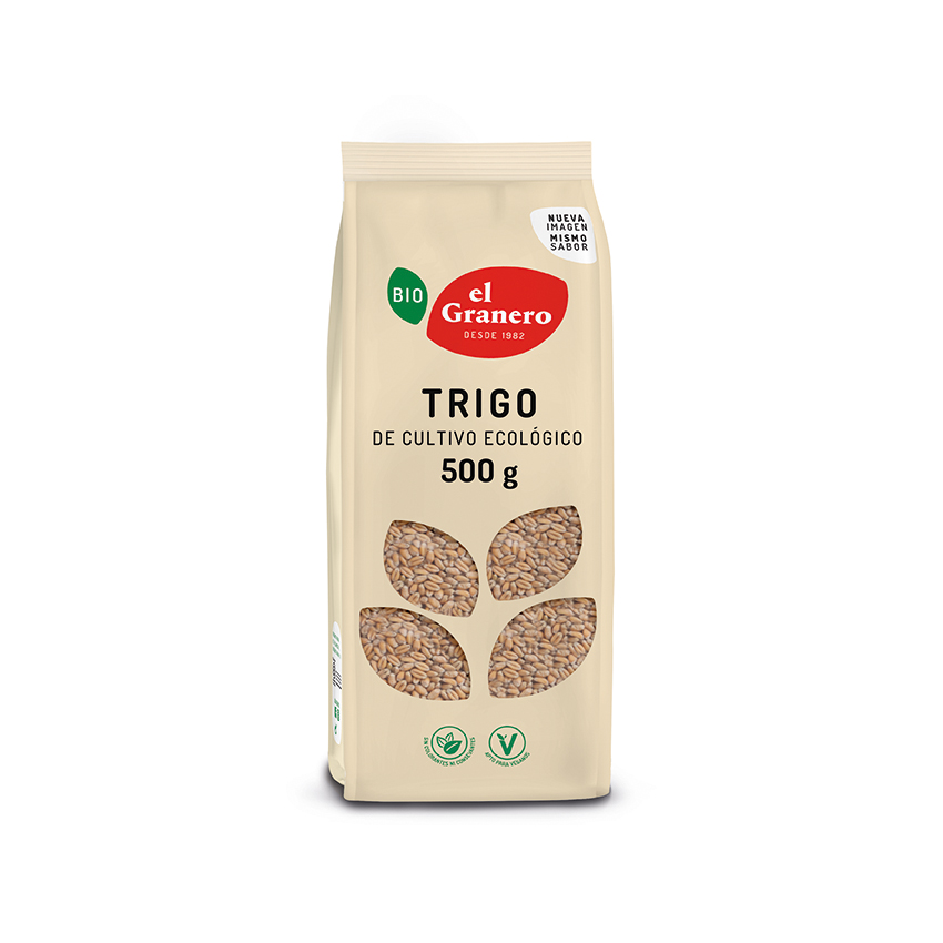 Comprar trigo en grano bio El Granero Integral 500g en Biosano
