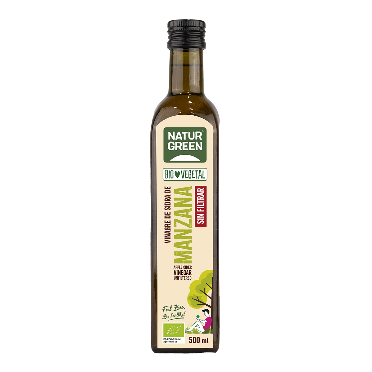 Naturgreen Vinagre de sidra de manzana sin filtrar