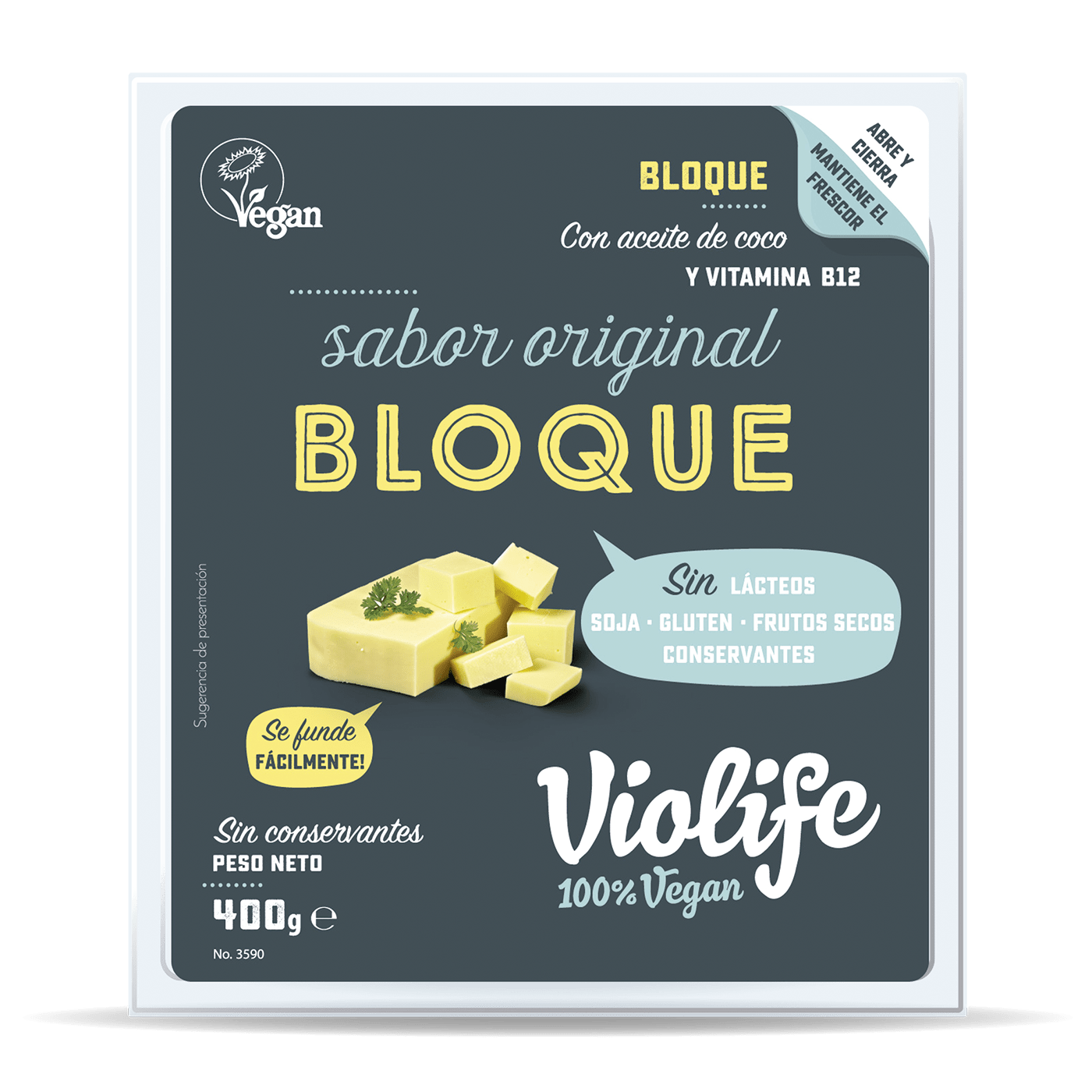Violife Bloque Original 400 gramos