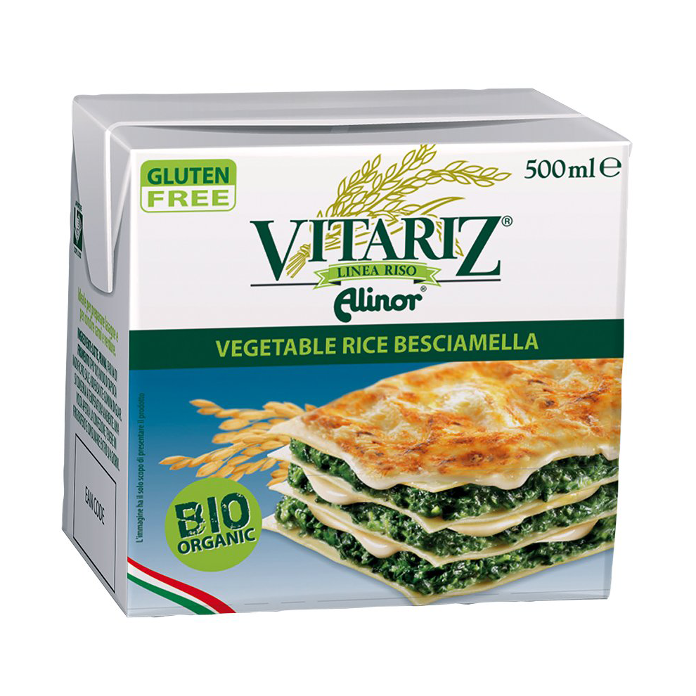 Salsa bechamel de arroz sin gluten bio Vitariz