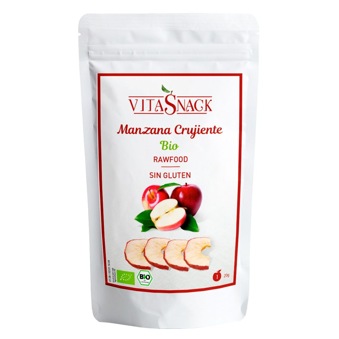 Manzana ecológica crujiente Vitasnack