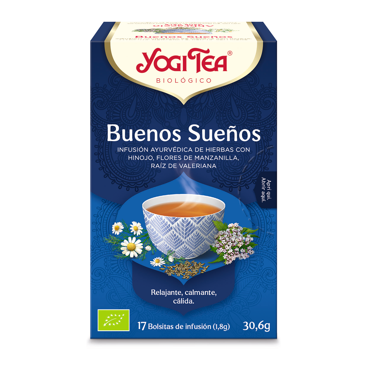 Infusión Buenos sueños Yogi Tea 17 bolsitas