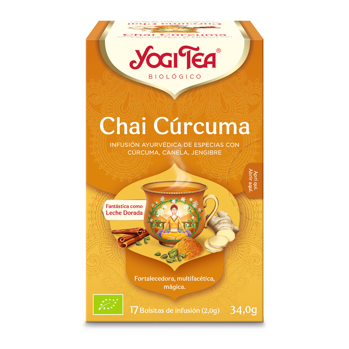 Chai cúrcuma Yogi Tea