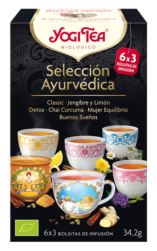 Selección ayurvédica Yogi Tea 18 bolsitas