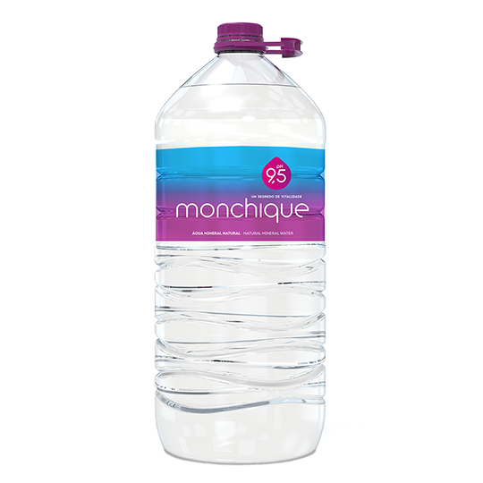 Agua mineral alcalina Monchique garrafa