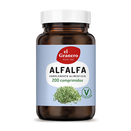 Alfalfa El Granero Integral 200 comprimidos 400mg. 