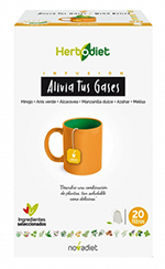 Alivia tus gases infusión 20 filtros Herbodiet