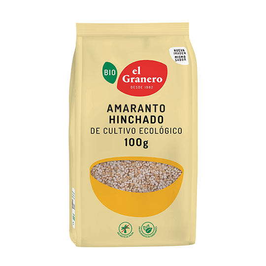 Amaranto hinchado El Granero Integral 100g.