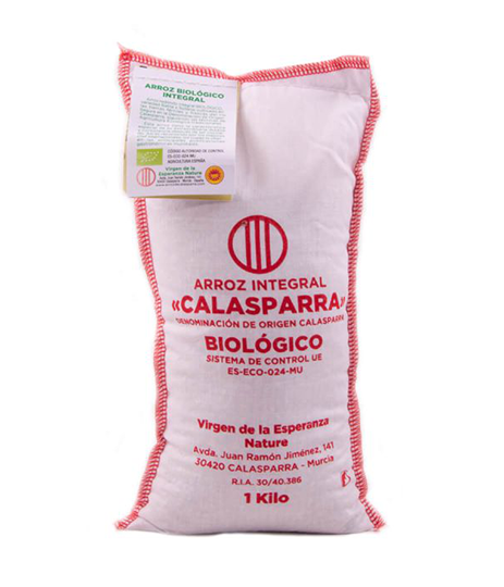 Arroz integral ecológico (1 KG) ECO. 3.8€/Kg. La Noria ECO (Navarra)