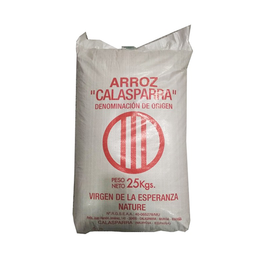 Arroz semi integral saco Calasparra 25 kilos