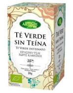 Té verde sin teína Artemis Bio 20 filtros