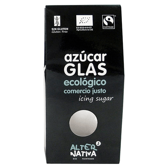 Azúcar glas ecológico sin gluten Alternativa3 250 gramos