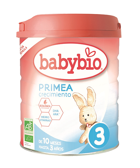Leche infantil ecológica Primea 3 Babybio 800 gramos