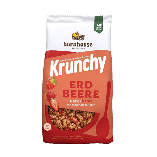 Muesli krunchy de fresas Barnhouse 375 gramos