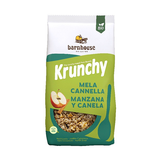 Muesli krunchy manzana-canela Barnhouse 750g.