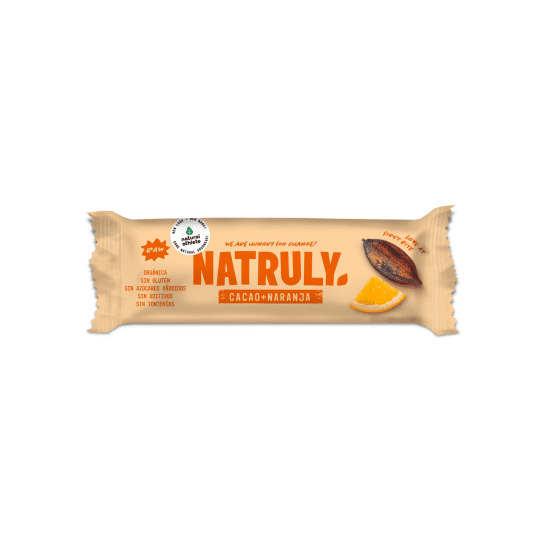 Natruly Barrita ecológica de Cacao y naranja