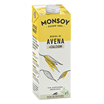 Bebida de avena calcio Monsoy 1l. (Paquete de 6 unidades) - Ítem1