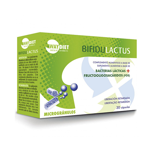 Bifidulactus (Probióticos + Prebióticos) Way Diet 30 cápsulas