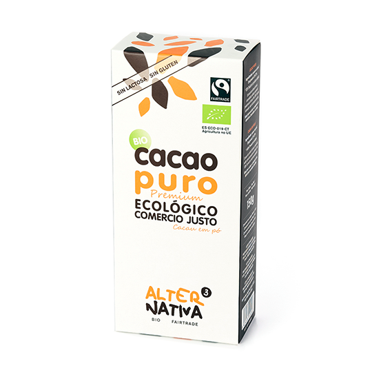 Cacao puro 100% Alternativa3 150g.