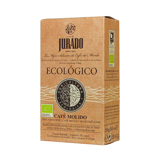 Café molido ecológico Jurado 250g.