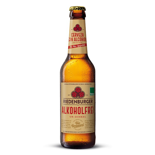 Cerveza espelta sin alcohol Riedenburger 33cl.