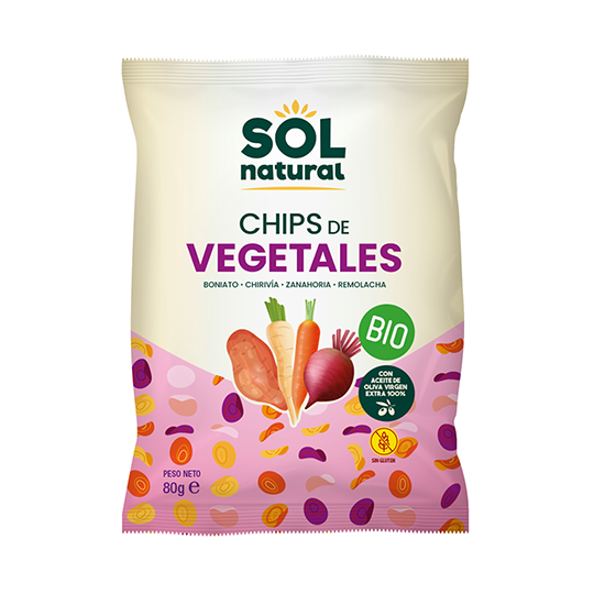Chips de vegetales con AOVE bio Sol Natural - Ítem