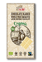 Chocolate blanco Chocolates Solé 100g.