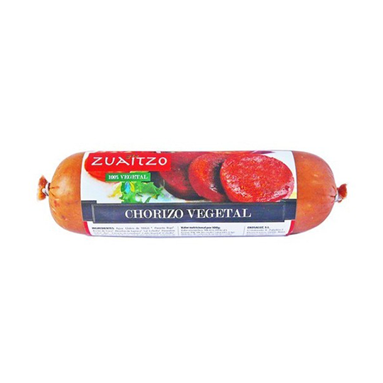 Chorizo vegetal Zuaitzo 200 gramos