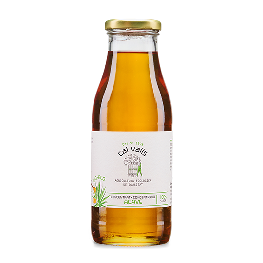 Concentrado de agave ecológico Cal Valls 500ml.