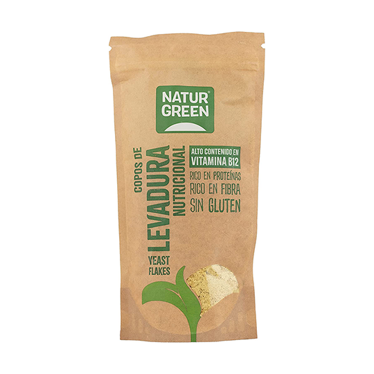 Copos de levadura nutricional B12 sin gluten Naturgreen
