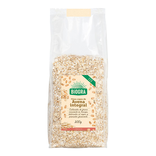 Bio salvado de avena fino ecológico y sin gluten envase 500 g · EL GRANERO  INTEGRAL · Supermercado El Corte Inglés El Corte Inglés